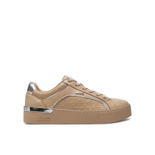 Liu Jo Sneakersy Silvia 97 BF4019 PX143 Beżowy ze sklepu MODIVO w kategorii Buty sportowe damskie - zdjęcie 182640030