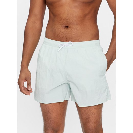 Emporio Armani Underwear Szorty kąpielowe 211756 4R422 02783 Zielony Regular Fit ze sklepu MODIVO w kategorii Kąpielówki - zdjęcie 182640164
