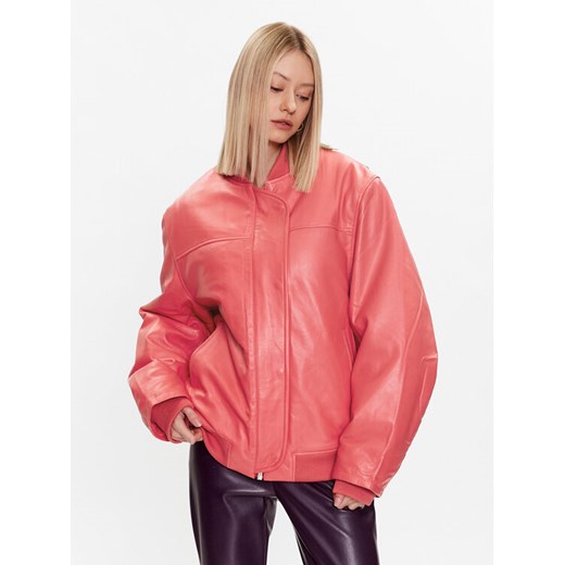 Remain Kurtka bomber 5005402176 Różowy Oversize ze sklepu MODIVO w kategorii Kurtki damskie - zdjęcie 182640231