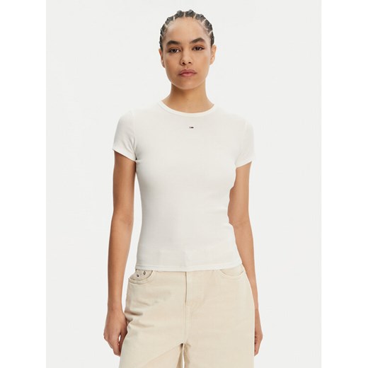 Tommy Jeans Komplet 2 t-shirtów DW0DW21430 Kolorowy Slim Fit ze sklepu MODIVO w kategorii Bluzki damskie - zdjęcie 182640232