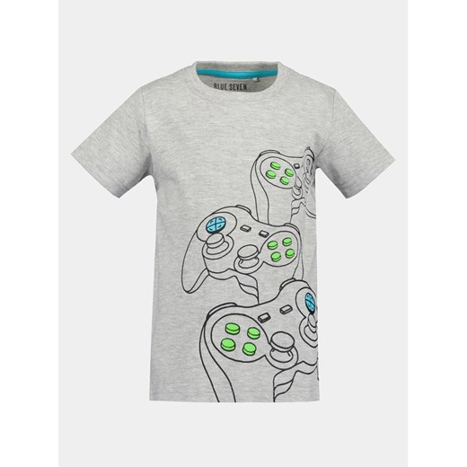 Blue Seven T-Shirt 802305 X Szary Regular Fit ze sklepu MODIVO w kategorii T-shirty chłopięce - zdjęcie 182640242