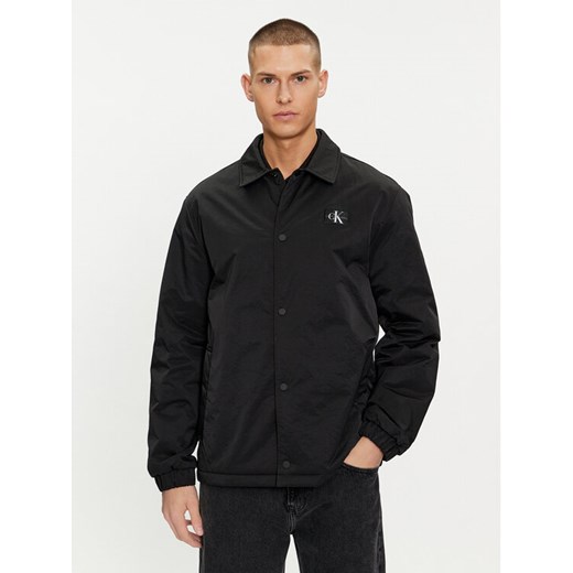 Calvin Klein Jeans Kurtka przejściowa Skater J30J325343 Czarny Regular Fit ze sklepu MODIVO w kategorii Kurtki męskie - zdjęcie 182640274