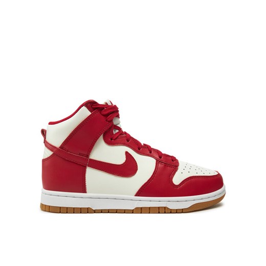 Nike Sneakersy W Dunk High DD1869 Czerwony ze sklepu MODIVO w kategorii Buty sportowe damskie - zdjęcie 182640283