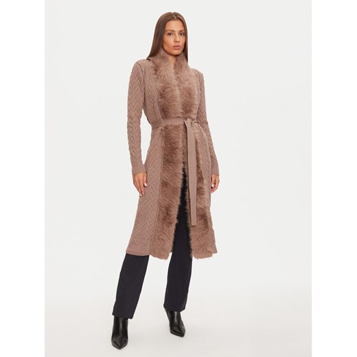 Marciano Guess Kardigan 4BGR47 5618Z Beżowy Regular Fit ze sklepu MODIVO w kategorii Swetry damskie - zdjęcie 182640332