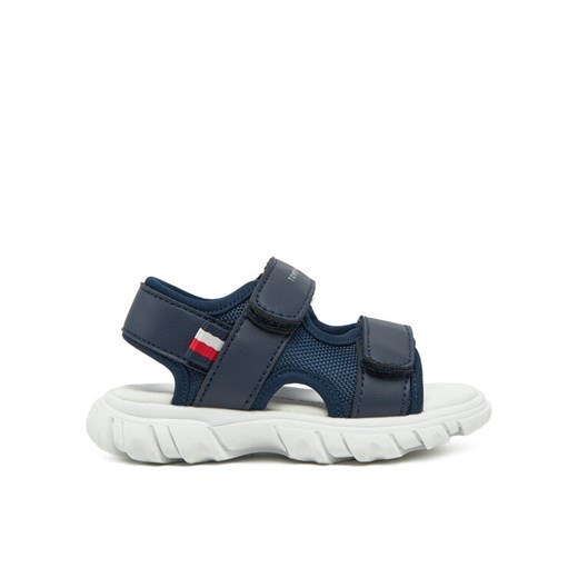 Tommy Hilfiger Sandały Velcro Sandal T1B2-33898-1591 M Granatowy ze sklepu MODIVO w kategorii Sandały dziecięce - zdjęcie 182640344