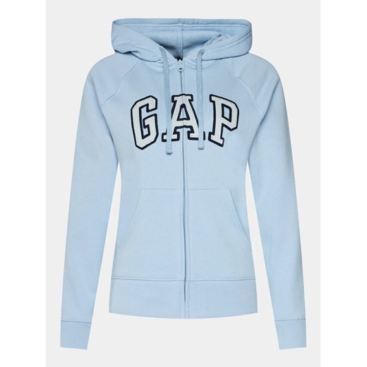 Gap Bluza 463503-13 Niebieski Regular Fit ze sklepu MODIVO w kategorii Bluzy damskie - zdjęcie 182640350
