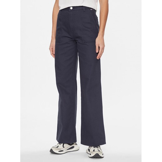Tommy Jeans Jeansy Claire DW0DW16163 Granatowy Wide Leg ze sklepu MODIVO w kategorii Jeansy damskie - zdjęcie 182640463