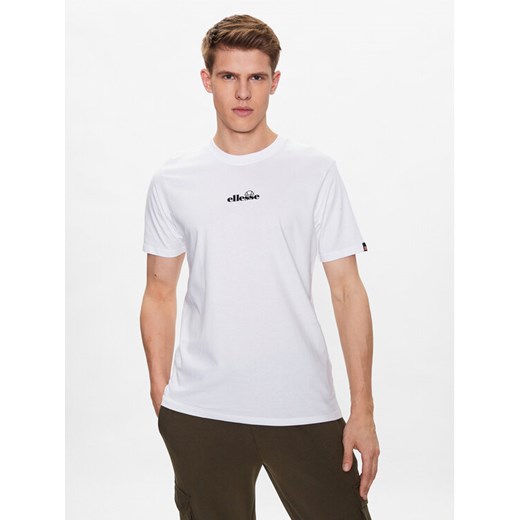Ellesse T-Shirt Ollio SHP16463 Biały Regular Fit ze sklepu MODIVO w kategorii T-shirty męskie - zdjęcie 182640491