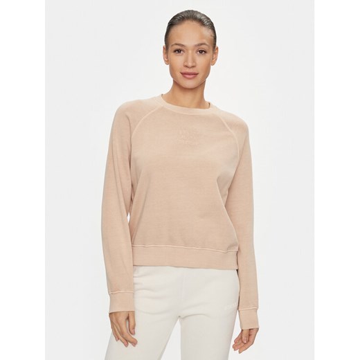 Guess Bluza Circle W4RQ09 KBPV1 Różowy Regular Fit ze sklepu MODIVO w kategorii Bluzy damskie - zdjęcie 182640554