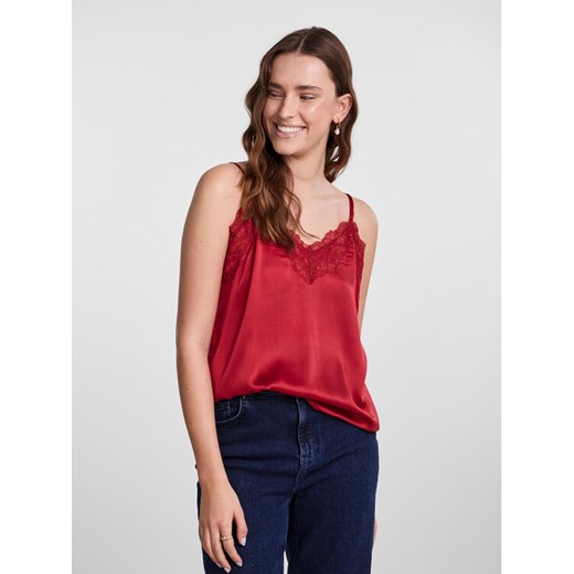 Pieces Piżama 17142952 Czerwony Regular Fit ze sklepu MODIVO w kategorii Piżamy damskie - zdjęcie 182640573