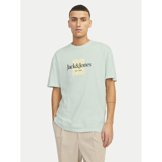 Jack&Jones T-Shirt Lafayette 12250436 Zielony Relaxed Fit ze sklepu MODIVO w kategorii T-shirty męskie - zdjęcie 182640593