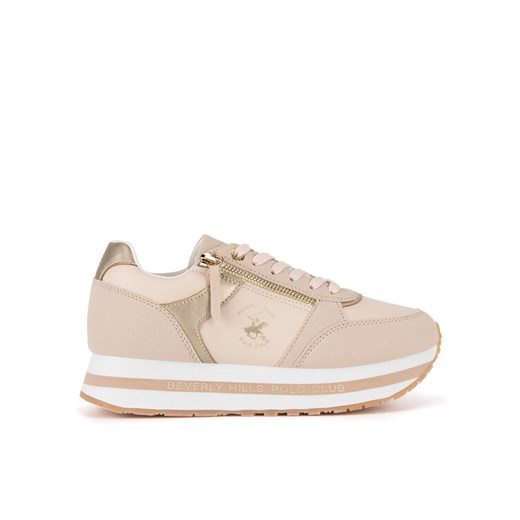 Beverly Hills Polo Club Sneakersy V12-694 Różowy ze sklepu MODIVO w kategorii Buty sportowe damskie - zdjęcie 182640603