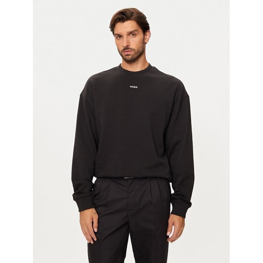 Hugo Bluza Dapocrew 50525892 Czarny Relaxed Fit ze sklepu MODIVO w kategorii Bluzy męskie - zdjęcie 182640630