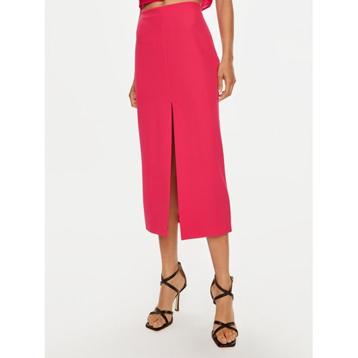 Patrizia Pepe Spódnica midi 8G0422 A454 M513 Różowy Regular Fit ze sklepu MODIVO w kategorii Spódnice - zdjęcie 182640680