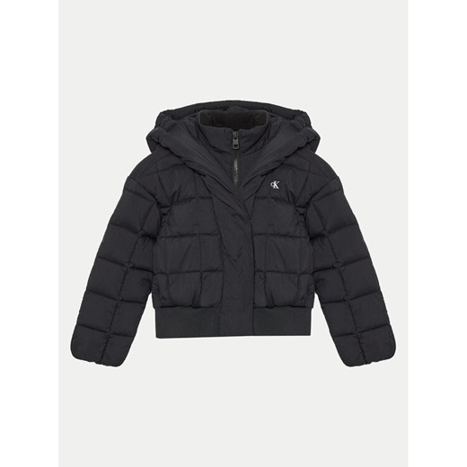 Calvin Klein Jeans Kurtka zimowa Archive IG0IG02595 M Czarny Regular Fit ze sklepu MODIVO w kategorii Kurtki chłopięce - zdjęcie 182640683