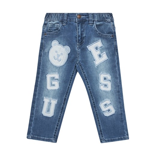 Guess Jeansy N5GA03 D4CA0 Niebieski Regular Fit ze sklepu MODIVO w kategorii Spodnie i półśpiochy - zdjęcie 182640691
