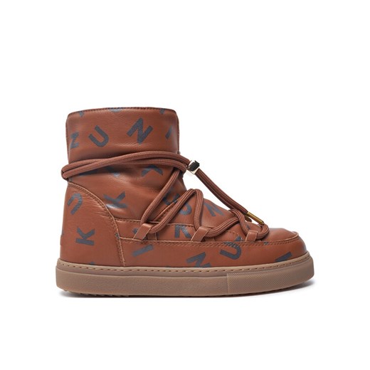 Inuikii Śniegowce Full Leather Print 65202-088 Brązowy ze sklepu MODIVO w kategorii Buty zimowe dziecięce - zdjęcie 182640731