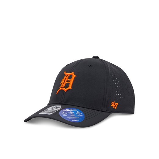 47 Brand Czapka z daszkiem Detroit Tigers B-LNE09BBV BK Czarny ze sklepu MODIVO w kategorii Czapki z daszkiem męskie - zdjęcie 182640750