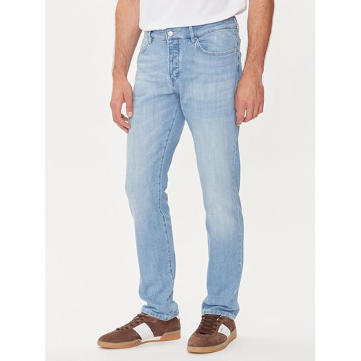 BOSS Jeansy Delaware3-1-Bf 50513692 Niebieski Slim Fit ze sklepu MODIVO w kategorii Jeansy męskie - zdjęcie 182640774