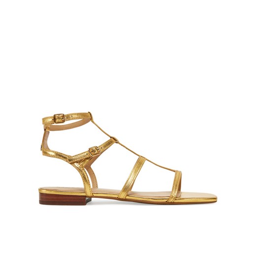 LAUREN RALPH LAUREN Sandały 802978208001 Złoty ze sklepu MODIVO w kategorii Sandały damskie - zdjęcie 182640854
