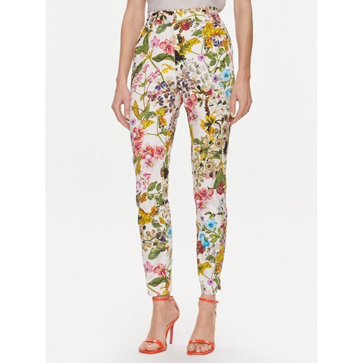 Marciano Guess Spodnie materiałowe Botanical 4RGB18 7247Z Kolorowy Regular Fit ze sklepu MODIVO w kategorii Spodnie damskie - zdjęcie 182640901