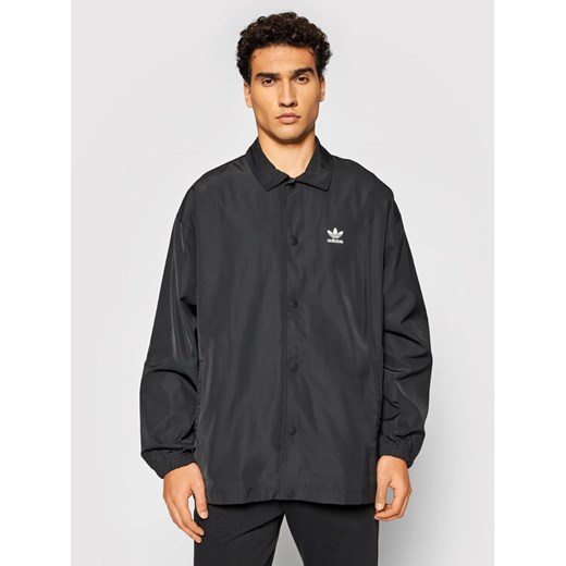 adidas Kurtka przejściowa adicolor Classics Trefoil H09129 Czarny Loose Fit ze sklepu MODIVO w kategorii Kurtki męskie - zdjęcie 182641040