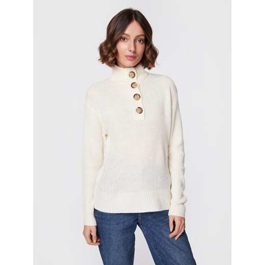 Brave Soul Sweter LK-230HALL Beżowy Regular Fit ze sklepu MODIVO w kategorii Swetry damskie - zdjęcie 182641174