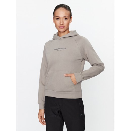 Helly Hansen Bluza Core 54033 Szary Regular Fit ze sklepu MODIVO w kategorii Bluzy damskie - zdjęcie 182641253