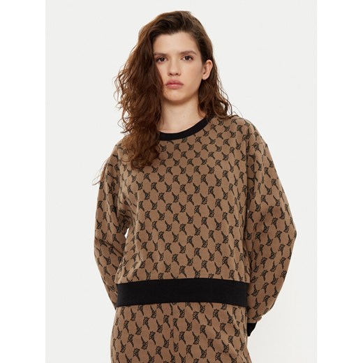 JOOP! Bluza 10018915 30044785 Brązowy Regular Fit ze sklepu MODIVO w kategorii Bluzy damskie - zdjęcie 182641254