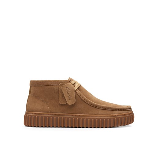 Clarks Trzewiki Torhill Hi 26173663 Brązowy ze sklepu MODIVO w kategorii Buty zimowe męskie - zdjęcie 182641271