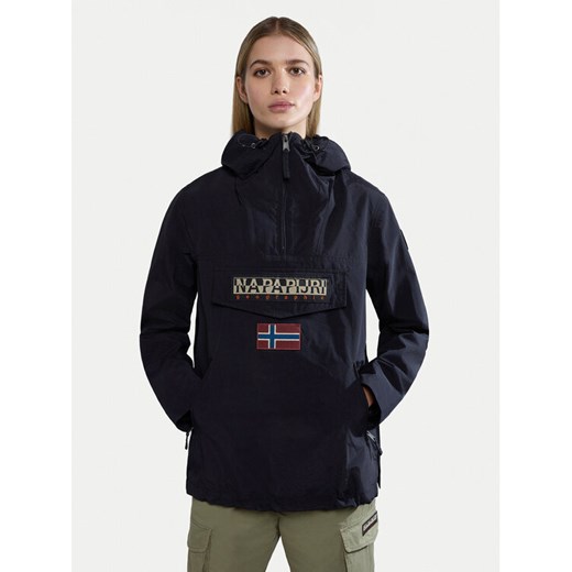 Napapijri Kurtka anorak Rainforest NP0A4G7F Czarny Regular Fit ze sklepu MODIVO w kategorii Kurtki damskie - zdjęcie 182641302