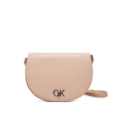 Calvin Klein Torebka Ck Hw Crossbody Saddle Bag K60K613236 Różowy ze sklepu MODIVO w kategorii Listonoszki - zdjęcie 182641304