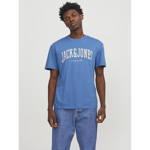 Jack&Jones T-Shirt Josh 12236514 Niebieski Relaxed Fit ze sklepu MODIVO w kategorii T-shirty męskie - zdjęcie 182641314