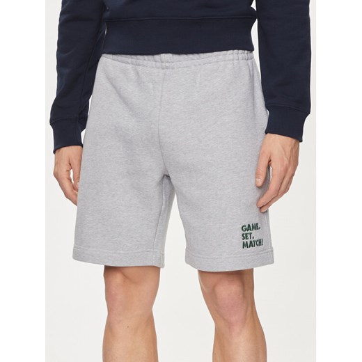 Lacoste Szorty sportowe GH8019 Szary Regular Fit Lacoste 3 MODIVO