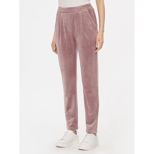 Triumph Spodnie piżamowe Cozy Comfort Velour Trousers 10216539 Brązowy Regular Fit ze sklepu MODIVO w kategorii Piżamy damskie - zdjęcie 182641363
