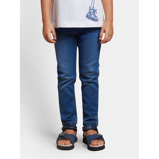 Mayoral Jeansy 548 Granatowy Slim Fit ze sklepu MODIVO w kategorii Spodnie chłopięce - zdjęcie 182641394