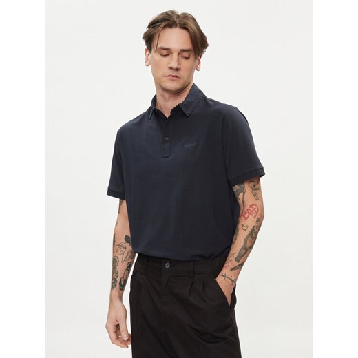 Pepe Jeans Polo Harper PM542157 Granatowy Regular Fit ze sklepu MODIVO w kategorii T-shirty męskie - zdjęcie 182641462