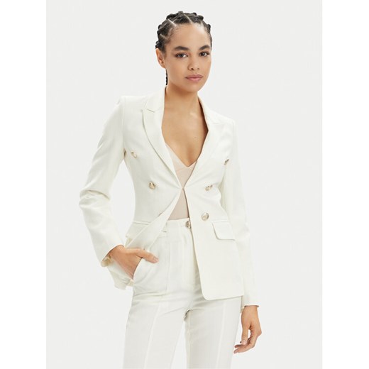 Marciano Guess Marynarka Martina 4GGN14 7158A Écru Blazer Fit ze sklepu MODIVO w kategorii Marynarki damskie - zdjęcie 182641504