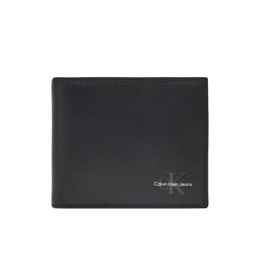 Calvin Klein Jeans Portfel Mono Logo Bifold W/Coin LV04G1013G Czarny - id: 8721107864532 - marki Calvin Klein - 182641552 Calvin Klein Jeans Portfel Mono Logo Bifold W/Coin LV04G1013G Czarny ze sklepu MODIVO w kategorii Portfele męskie - zdjęcie 182641552