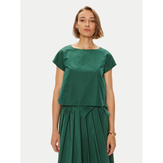 Weekend Max Mara Bluzka Parana 2425166021 Zielony Regular Fit ze sklepu MODIVO w kategorii Bluzki damskie - zdjęcie 182641612