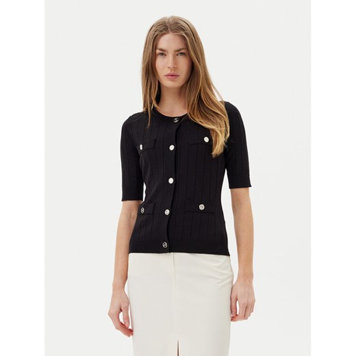 ARTIGLI Kardigan ACMA001877 Czarny Regular Fit ze sklepu MODIVO w kategorii Swetry damskie - zdjęcie 182641621