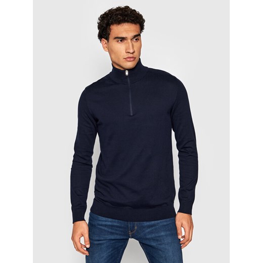Selected Homme Sweter Berg 16074687 Granatowy Regular Fit Selected Homme XXL MODIVO