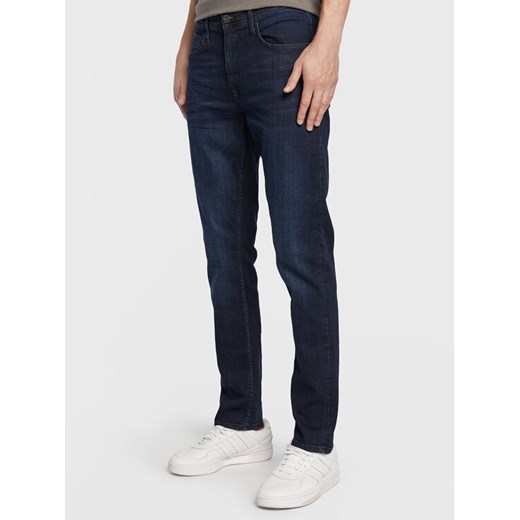 Blend Jeansy Jet 20712999 Granatowy Slim Fit ze sklepu MODIVO w kategorii Jeansy męskie - zdjęcie 182641681
