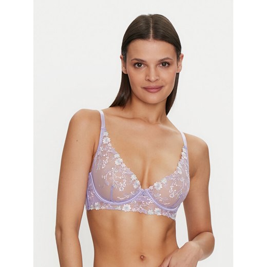 Hunkemöller Biustonosz z fiszbiną Lillia 205399 Fioletowy ze sklepu MODIVO w kategorii Biustonosze - zdjęcie 182641693