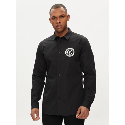 Versace Jeans Couture Koszula 76GALYS1 Czarny Regular Fit ze sklepu MODIVO w kategorii Koszule męskie - zdjęcie 182641740