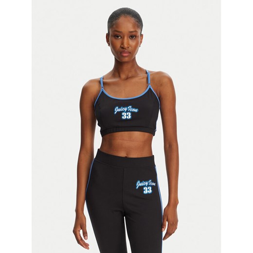 Juicy Couture Biustonosz top JCSNS125404 Czarny ze sklepu MODIVO w kategorii Biustonosze - zdjęcie 182641763