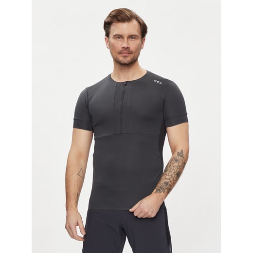 CMP Koszulka techniczna 34N7727 Szary Regular Fit 50 MODIVO