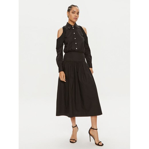 Pinko Sukienka koszulowa Hazzard 103630 A1X8 Czarny Regular Fit ze sklepu MODIVO w kategorii Sukienki - zdjęcie 182641842
