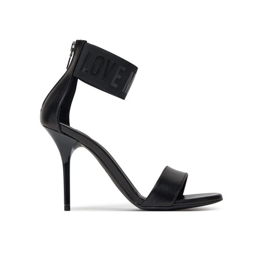 LOVE MOSCHINO Sandały JA16109G0MIE000A Czarny ze sklepu MODIVO w kategorii Sandały damskie - zdjęcie 182641891