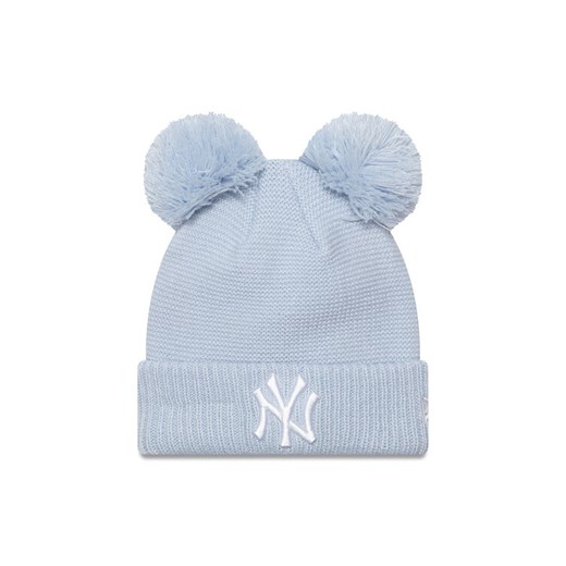 New Era Czapka Child Double Pom Se 60565307 Błękitny ze sklepu MODIVO w kategorii Czapki dziecięce - zdjęcie 182641943